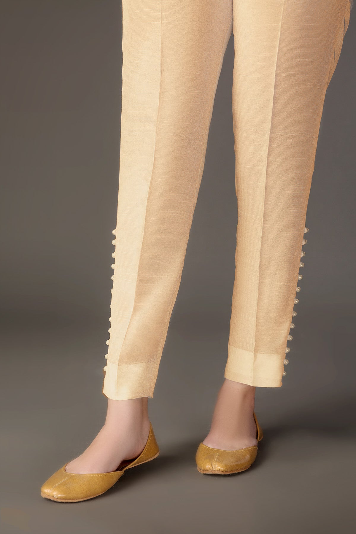 Buy Ankle Length Straight Pants Tan Online