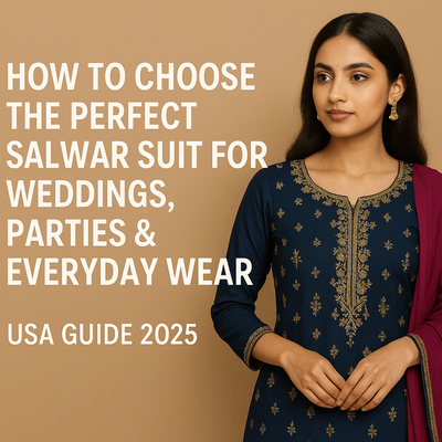 How to Choose the Perfect Salwar Suit for Weddings, Parties & Everyday Wear (USA Guide 2025)