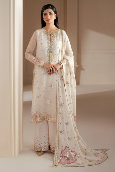 Cream Embroidered Chiffon Silk Kurta Palazzo Suit Set | PinkPhulkari USACream Embroidered Chiffon Silk Kurta Palazzo Suit Set | PinkPhulkari USA