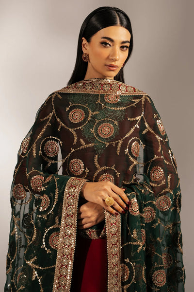 Maroon Chiffon Silk Embroidered Anarkali Lehenga SetMaroon Chiffon Silk Embroidered Anarkali Lehenga Set