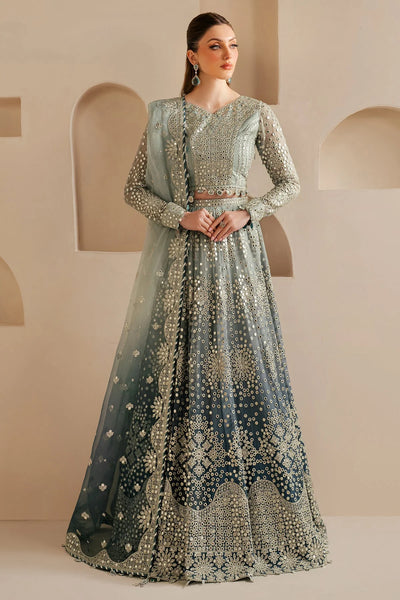 Woman wearing a traditional Lehenga choli outfit with intricate designs in a neutral settingWoman wearing a traditional Lehenga choli outfit with intricate designs in a neutral setting
