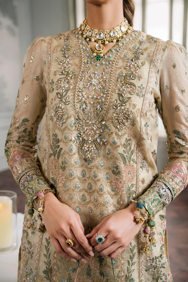 Embroidered Masuri Gharara Style Suit at PinkPhulkari California