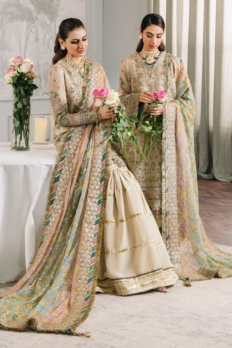 Embroidered Masuri Gharara Style Suit at PinkPhulkari California