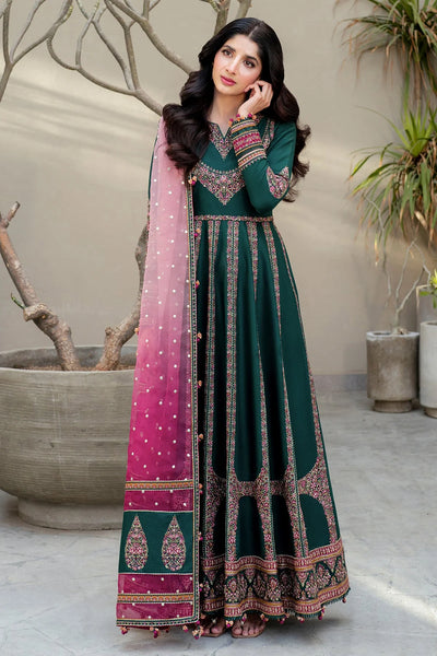 Buy Green Embroidered Lawn Anarkali Suit Set at PinkPhulkari Buy Green Embroidered Lawn Anarkali Suit Set at PinkPhulkari 
