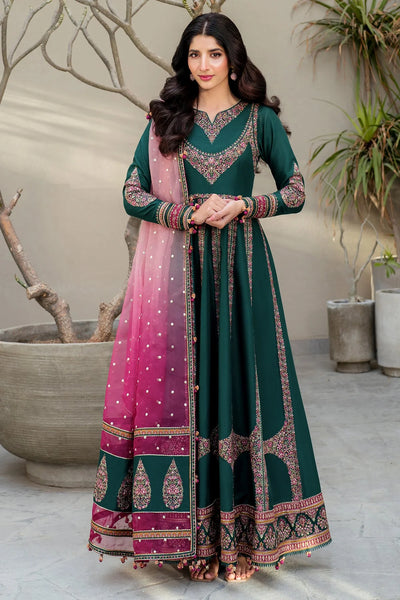 Buy Green Embroidered Lawn Anarkali Suit Set at PinkPhulkari Buy Green Embroidered Lawn Anarkali Suit Set at PinkPhulkari 