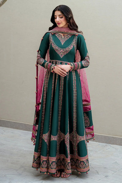 Buy Green Embroidered Lawn Anarkali Suit Set at PinkPhulkari Buy Green Embroidered Lawn Anarkali Suit Set at PinkPhulkari 