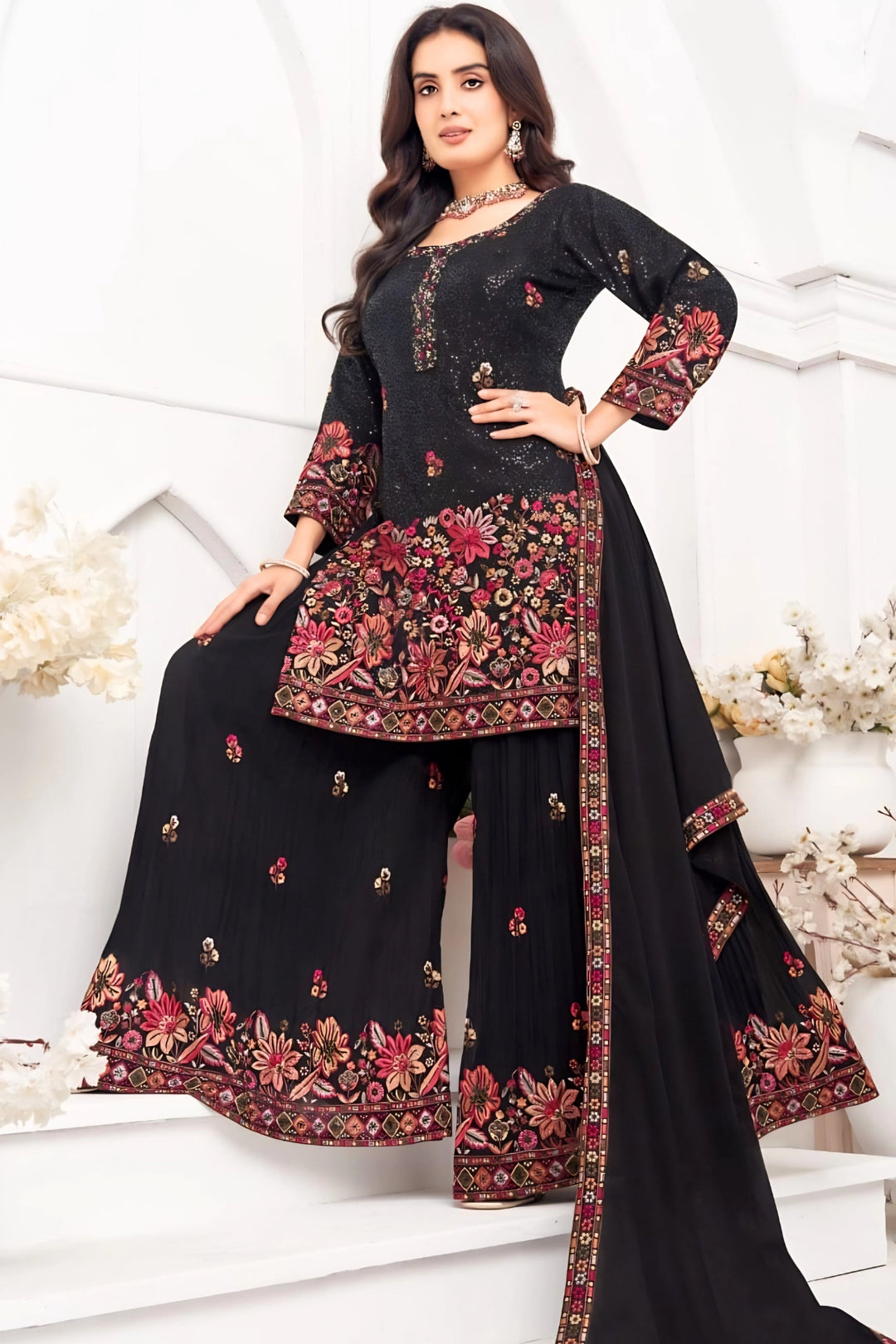 Shop Sharara Suits at PinkPhulkari California | PinkPhulkari California