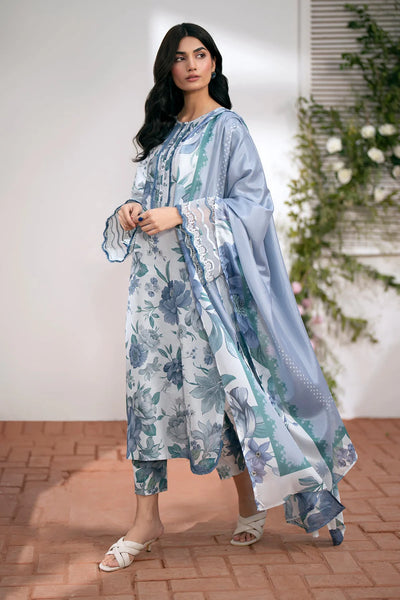 Printed Lawn Suit With Silk Dupatta at PinkPhulkari CaliforniaPrinted Lawn Suit With Silk Dupatta at PinkPhulkari California