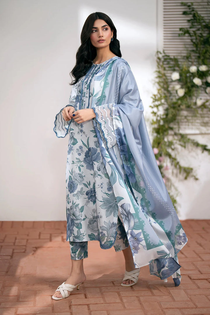 Lawn suit with silk dupatta clearance