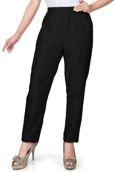 Buy Women's Solid Silk Trousers at PinkPhulkari CaliforniaBuy Women's Solid Silk Trousers at PinkPhulkari California