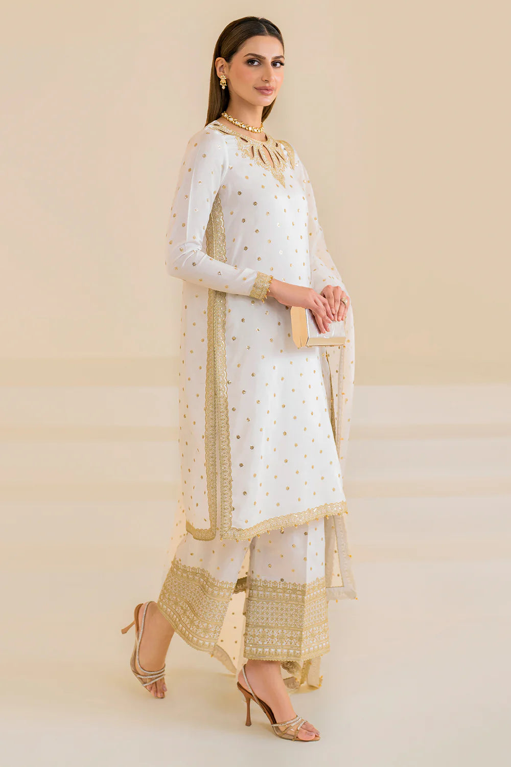 Buy Formal Embroidered Raw Silk Kurta Pant Set at PinkPhulkari 