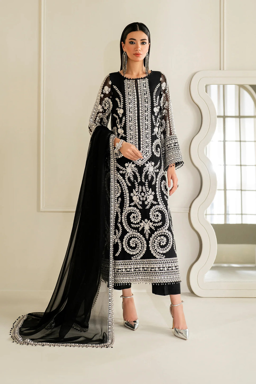 chiffon salwar suit dress material Chiffon Salwar Suits