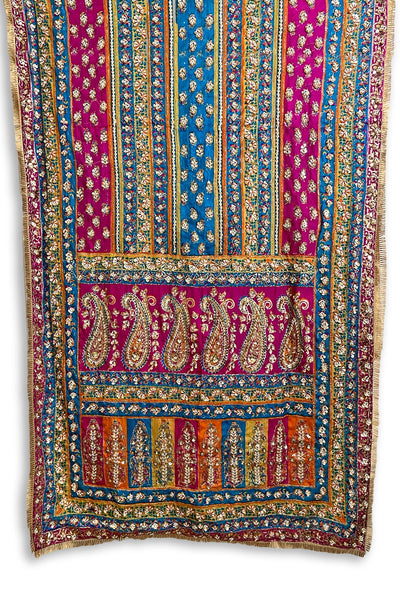 Buy Handwork Pakistani Silk Dupatta HC21 at PinkPhulkari CaliforniaBuy Handwork Pakistani Silk Dupatta HC21 at PinkPhulkari California