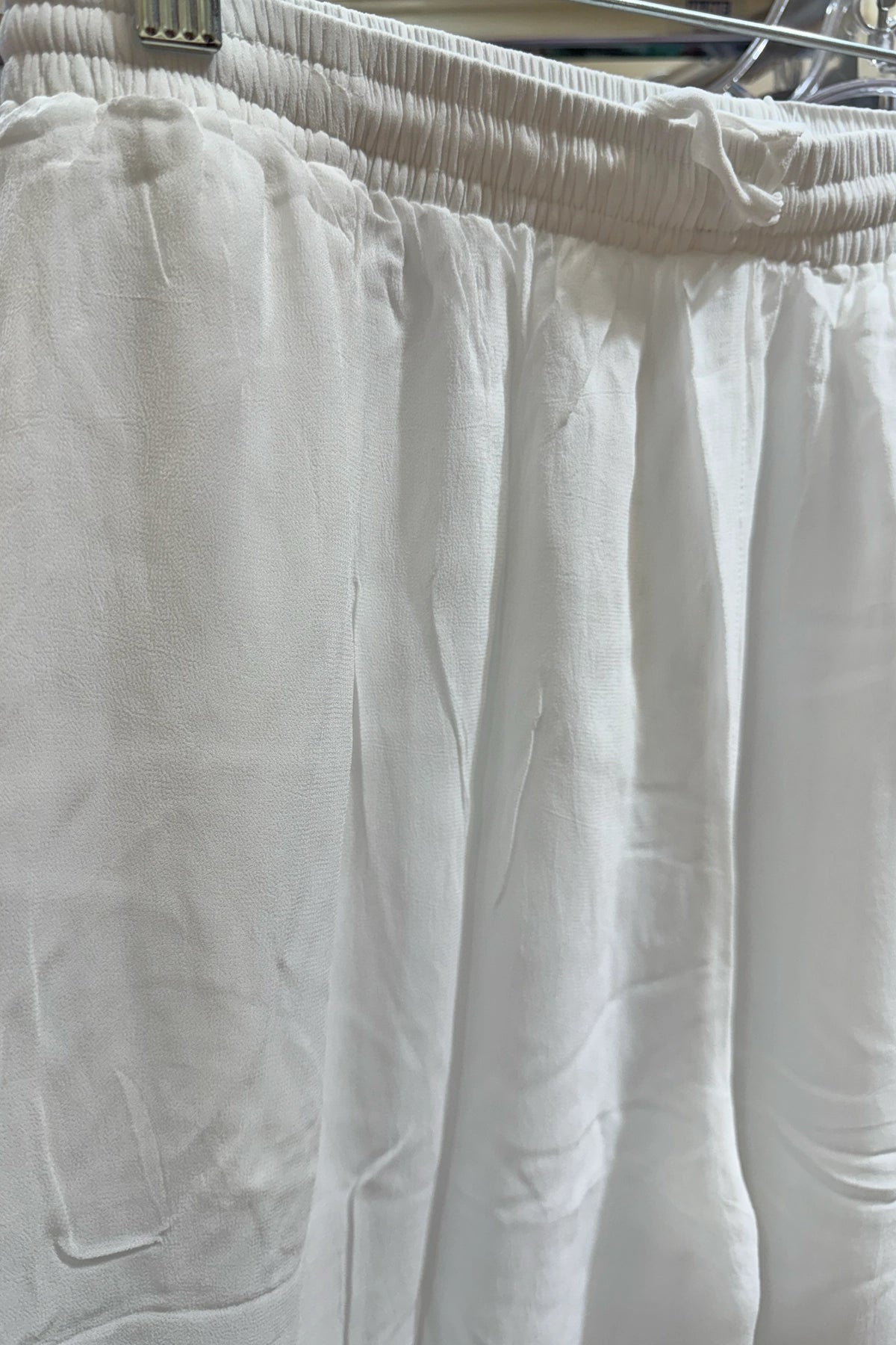 Pure Georgette Lucknowi Palazzo Pants with Chikankari Embroidery 