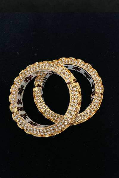 Buy Gold Plated Meenakari Bangle at PinkPhulkari CaliforniaBuy Gold Plated Meenakari Bangle at PinkPhulkari California