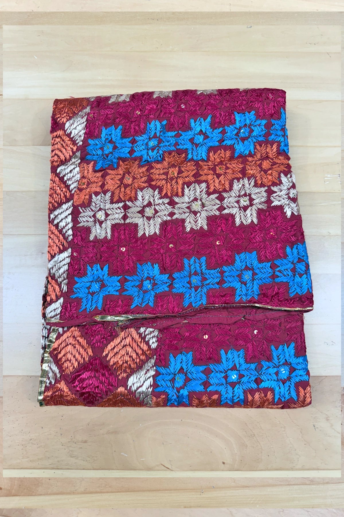 Handmade Phulkari Bagh Dupatta D8-3