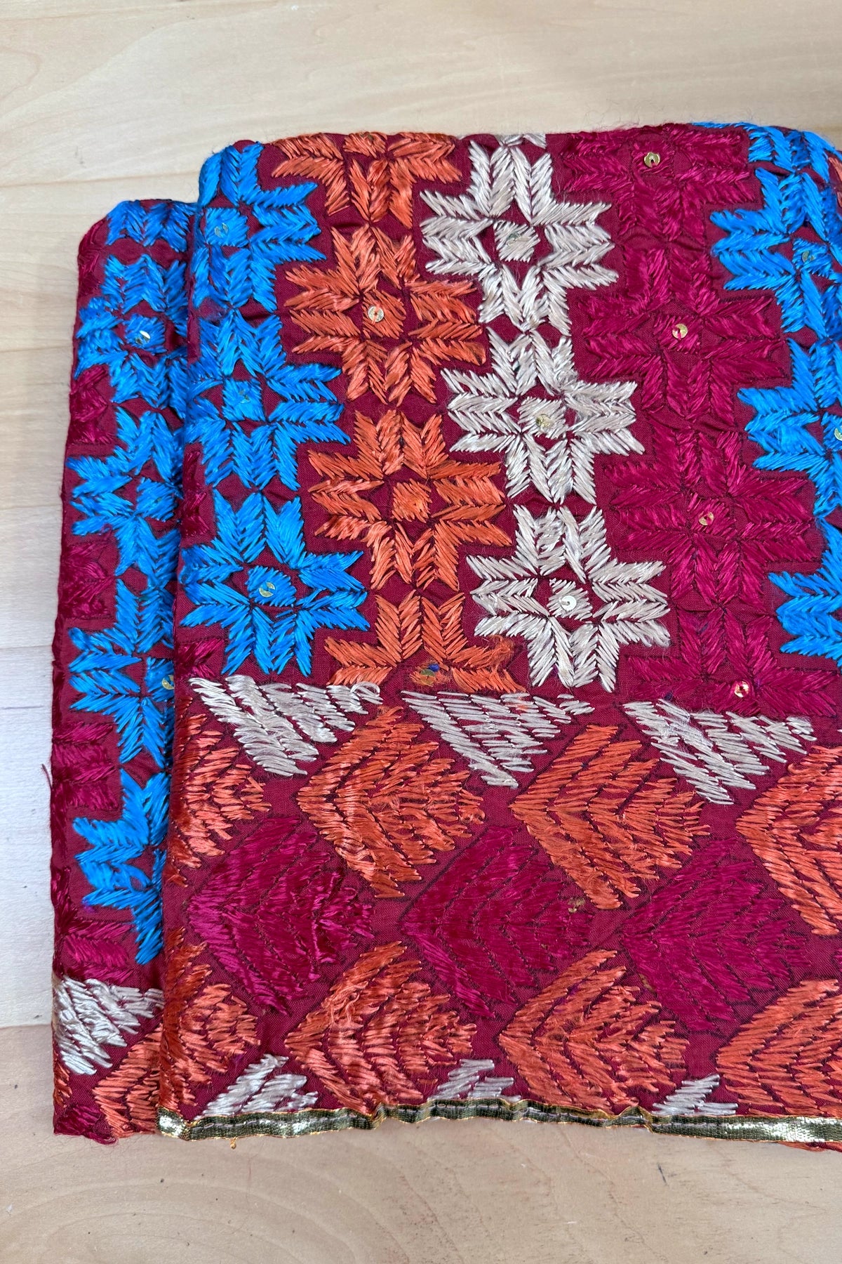 Handmade Phulkari Bagh Dupatta D8-3