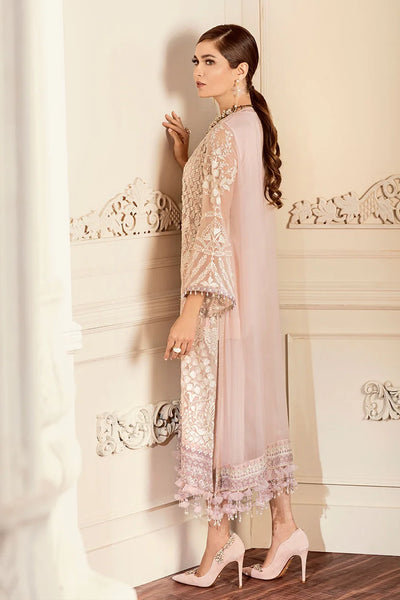 Buy Blush Pink Embroidered Chiffon Jacket Palazzo Set at PinkPhulkariBuy Blush Pink Embroidered Chiffon Jacket Palazzo Set at PinkPhulkari