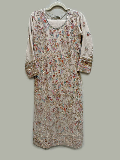 Georgette Embroidered Kurta SetGeorgette Embroidered Kurta Set
