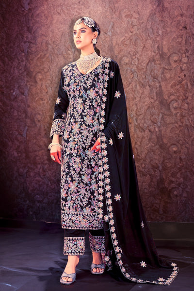  Georgette Embroidered Kurta Set 