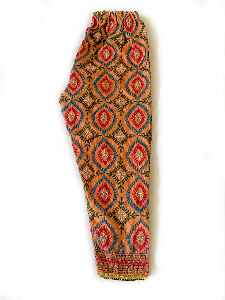 Phulkari handwork Embroidery Cotton Salwar at Rs 999.00 | कॉटन सलवार -  Sahej Suits, Patiala | ID: 2851562046855