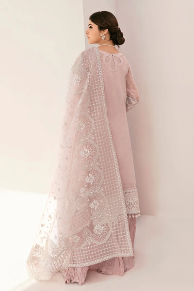 Buy Misty Rose Hand Embroidered Chiffon Suit at PinkPhulkari Buy Misty Rose Hand Embroidered Chiffon Suit at PinkPhulkari 