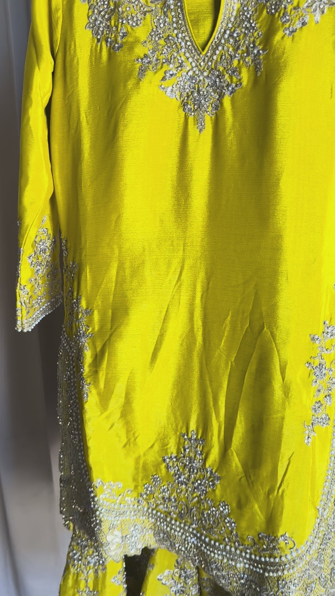 Chinon Silk Sharara Suit