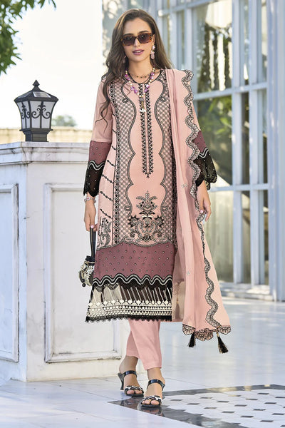 Pink Embroidered Pant Style Suit at PinkPhulkari CaliforniaPink Embroidered Pant Style Suit at PinkPhulkari California