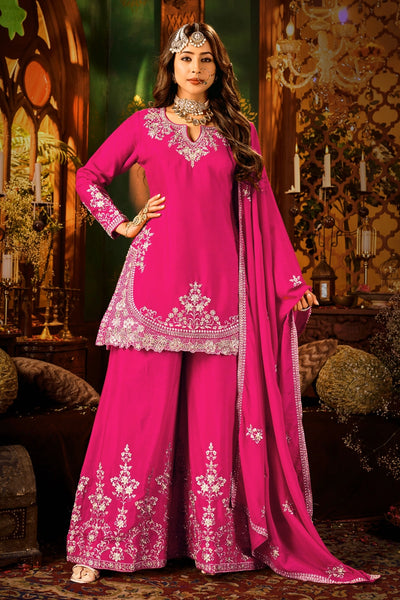  Chinon Silk Sharara Suit 