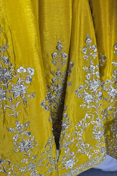 Chinon Silk Sharara SuitChinon Silk Sharara Suit