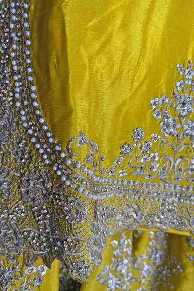 Chinon Silk Sharara SuitChinon Silk Sharara Suit