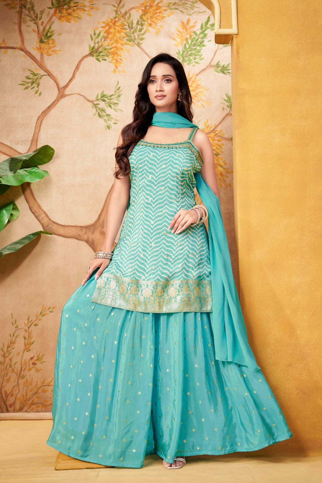 open lace back dress Amazon.com: STEP N SHOP.COM Indian Women Faux Georgette Party Wear  Embroidery Sharara Suit 12170 (Green1, S) : Clothing, Shoes & Jewelry main image 1