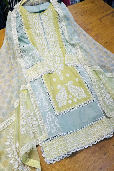 Buy Light Blue Cotton Embroidered Pant Style Kurta Set at PinkPhulkariBuy Light Blue Cotton Embroidered Pant Style Kurta Set at PinkPhulkari
